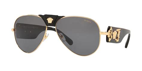 color 100287 gold availability 4-5 days versace versace ve2167q|Versace™ VE2265 100287 144 Gold Sunglasses.